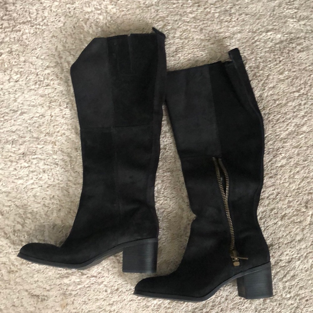 Nine West Black Leather Boots